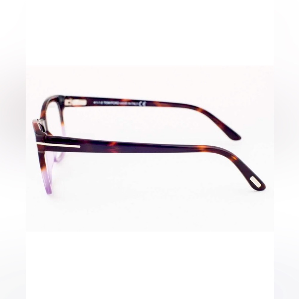 Tom Ford Eyeglasses.Tom Ford 5424 056A Light Havana Purple Eyeglasses AUTHENTIC
